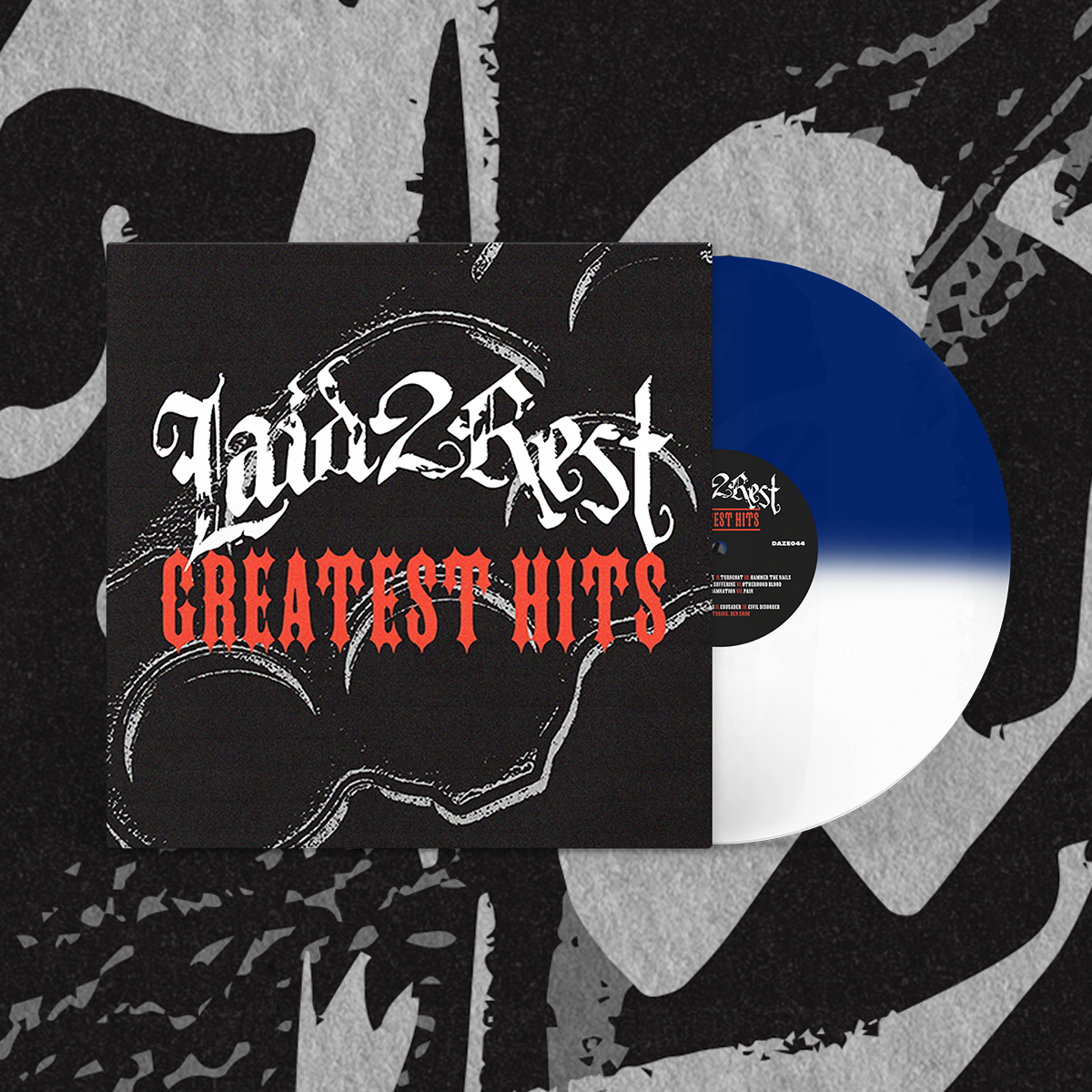 LAID 2 REST "GREATEST HITS" LP - Half White/Half Blue