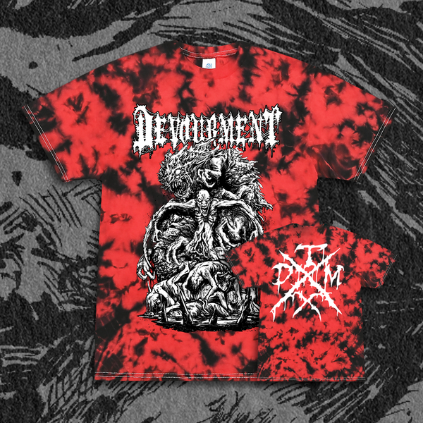 i*n様 devourment シャツ　XL デスメタル DEVOUR_TEXASDEATHTIEDYE_WEBSQU