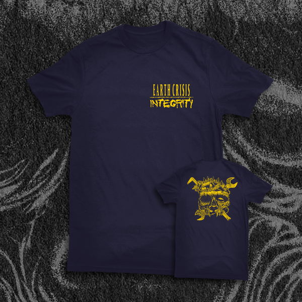 INTEGRITY / EARTH CRISIS MASH UP LOGO SHIRT – Holy Mountain Printing