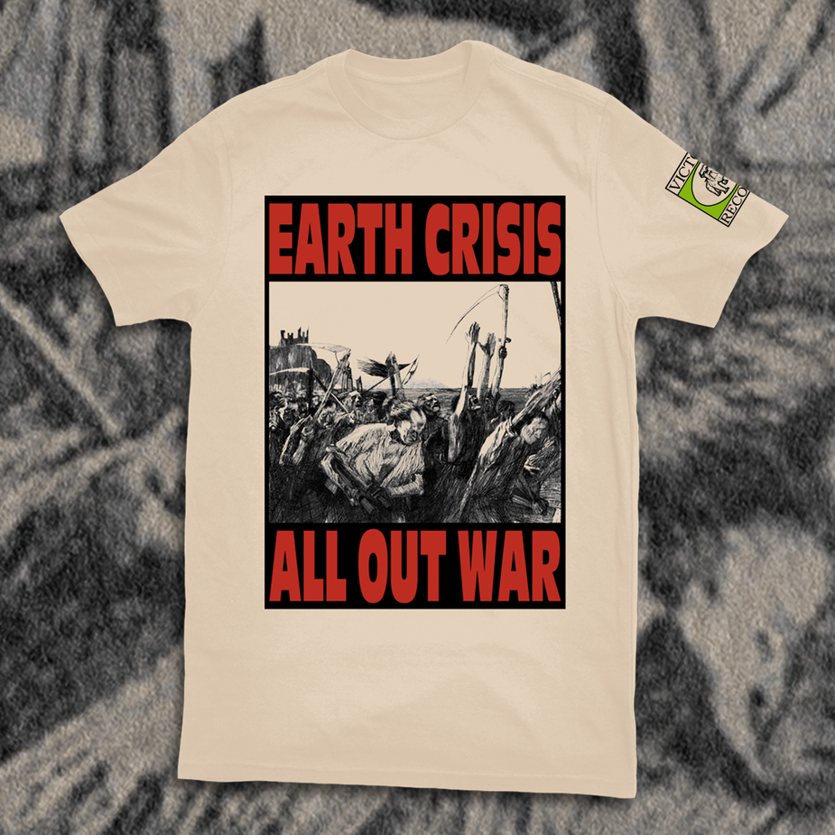 VEGAN Tシャツ NYHC EARTH CRISIS Earth Crisis Vegan Straight Edge NYHC 90's vintage tee t