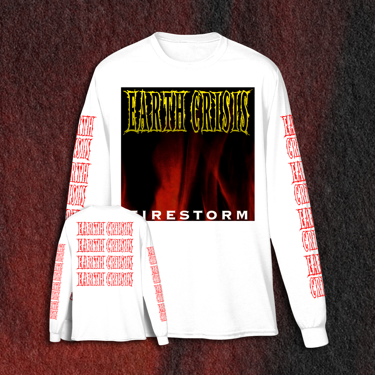 EARTH CRISIS "FIRESTORM" LONG SLEEVE SHIRT (PRE-ORDER)