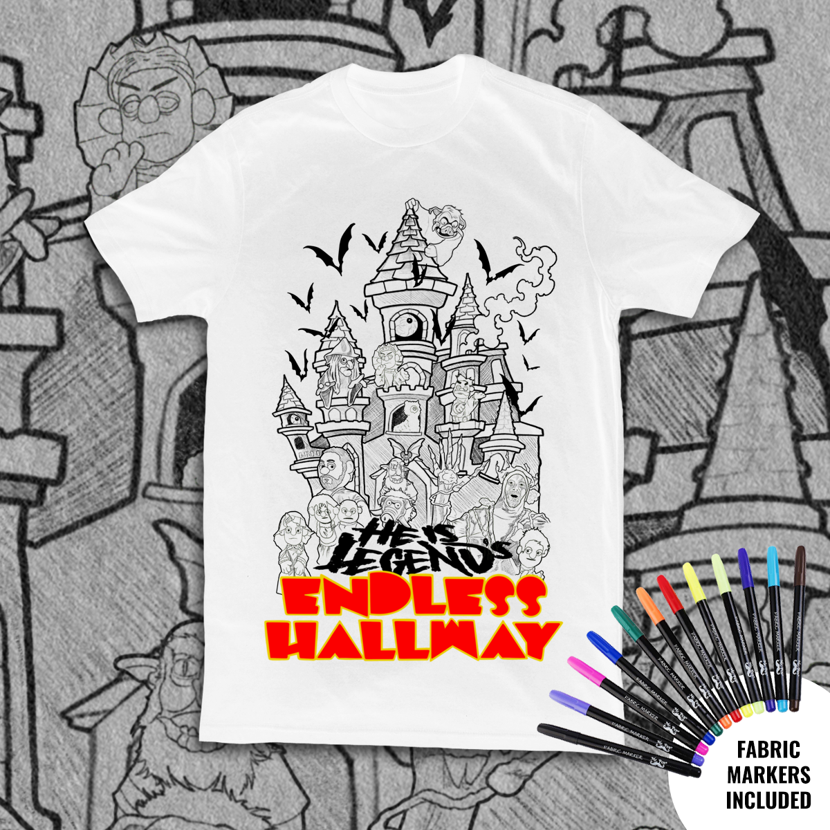 HE IS LEGEND "COLOR IT YOURSELF" SHIRT (PRE-ORDER)