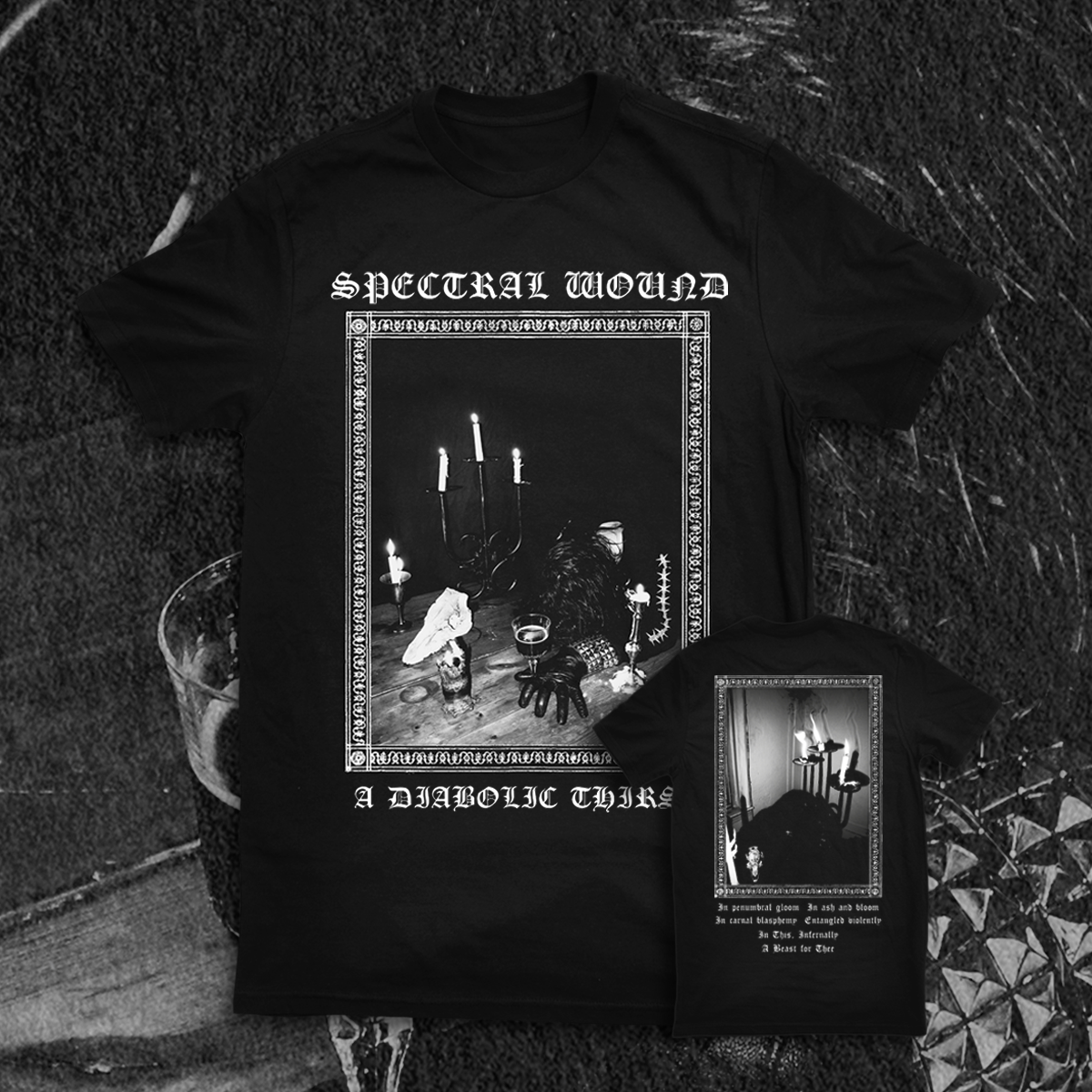 SPECTRAL WOUND "A DIABOLIC THIRST" SHIRT (PRE-ORDER)