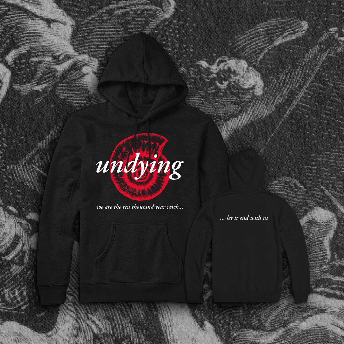 UNDYING "LET IT END" PULLOVER HOOD