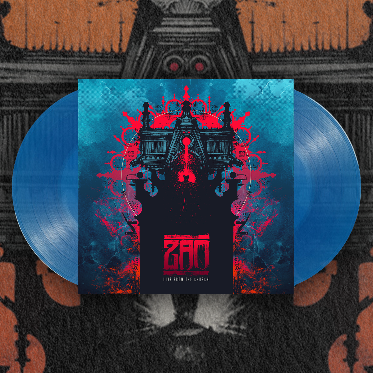 ZAO "LIVE FROM THE CHURCH" Limited Edition 2LP Translucent Cobalt Vinyl (PRE-ORDER)