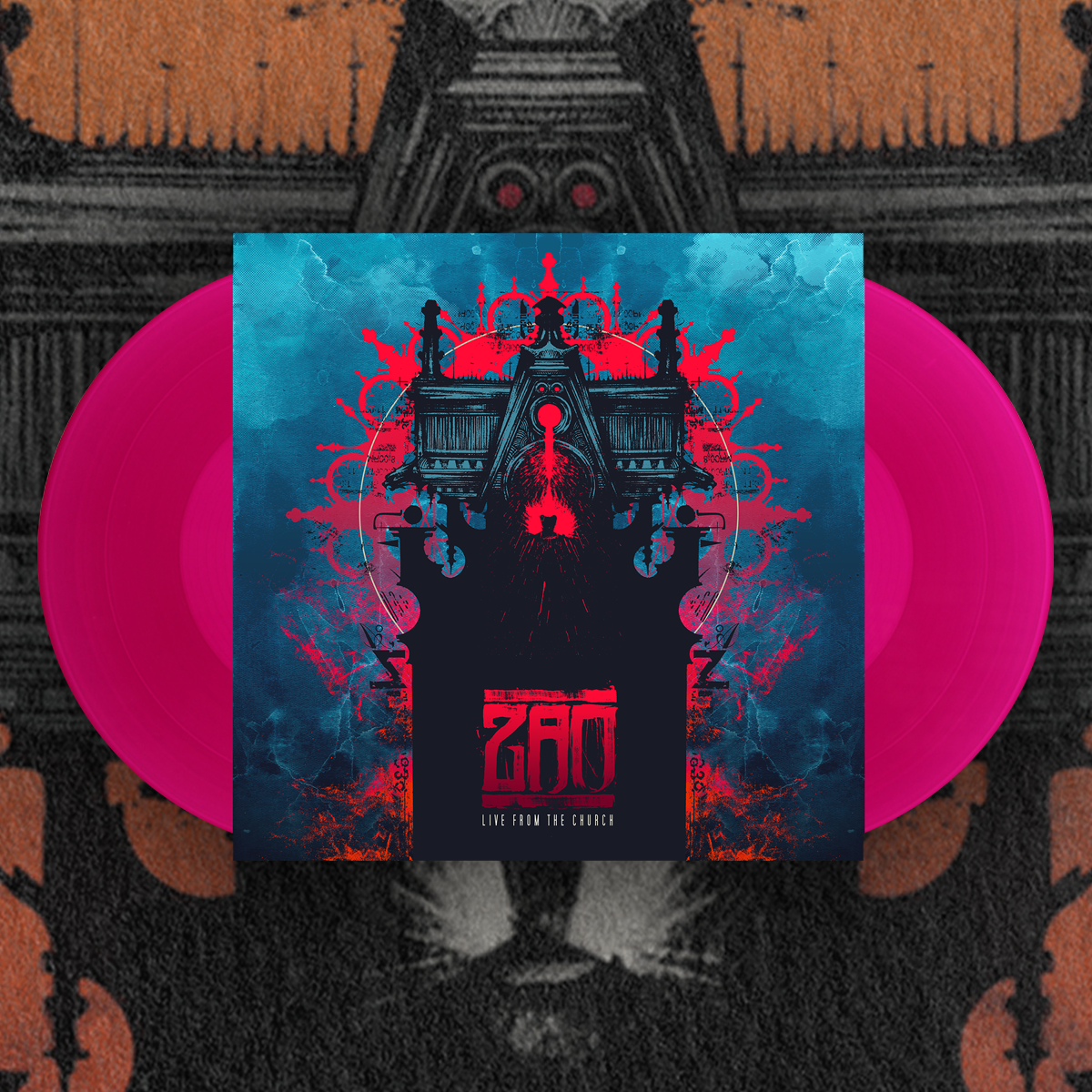 ZAO "LIVE FROM THE CHURCH" Limited Edition 2LP Opaque Magenta Vinyl (PRE-ORDER)