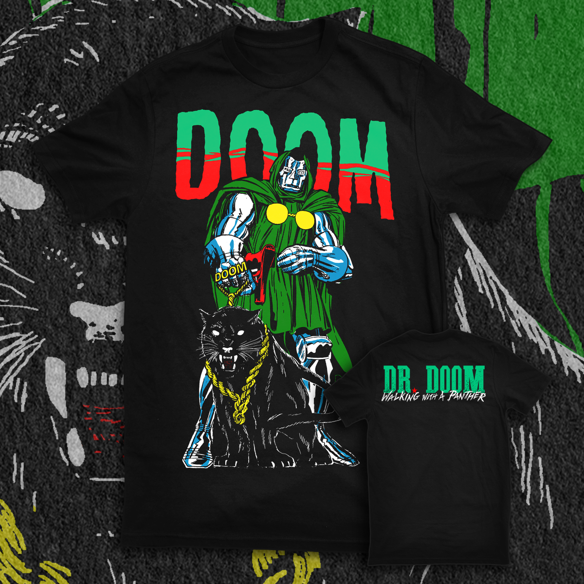 DOOM "WALKING WITH A PANTHER" SHIRT