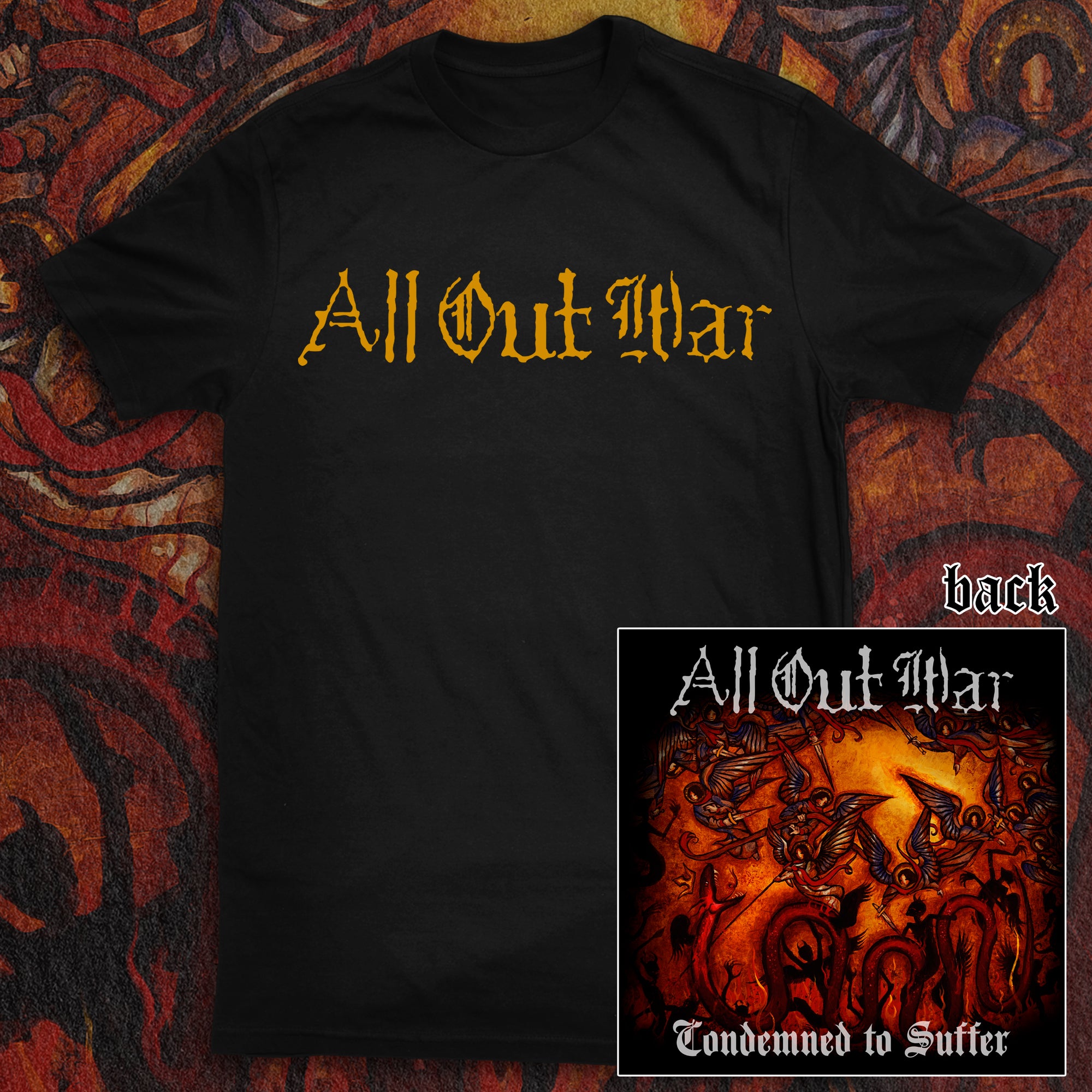 ALL OUT WAR "CONDEMNED" SHIRT (PRE-ORDER)