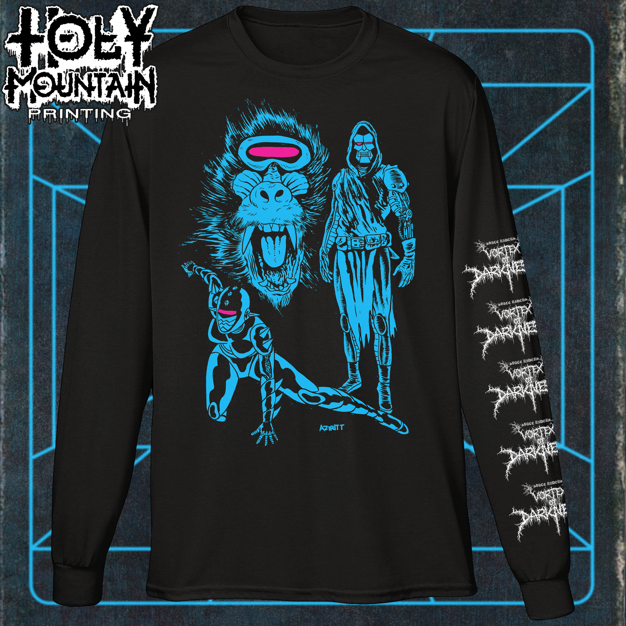 SPACE RIDERS "VORTEX OF DARKNESS" LONG SLEEVE SHIRT